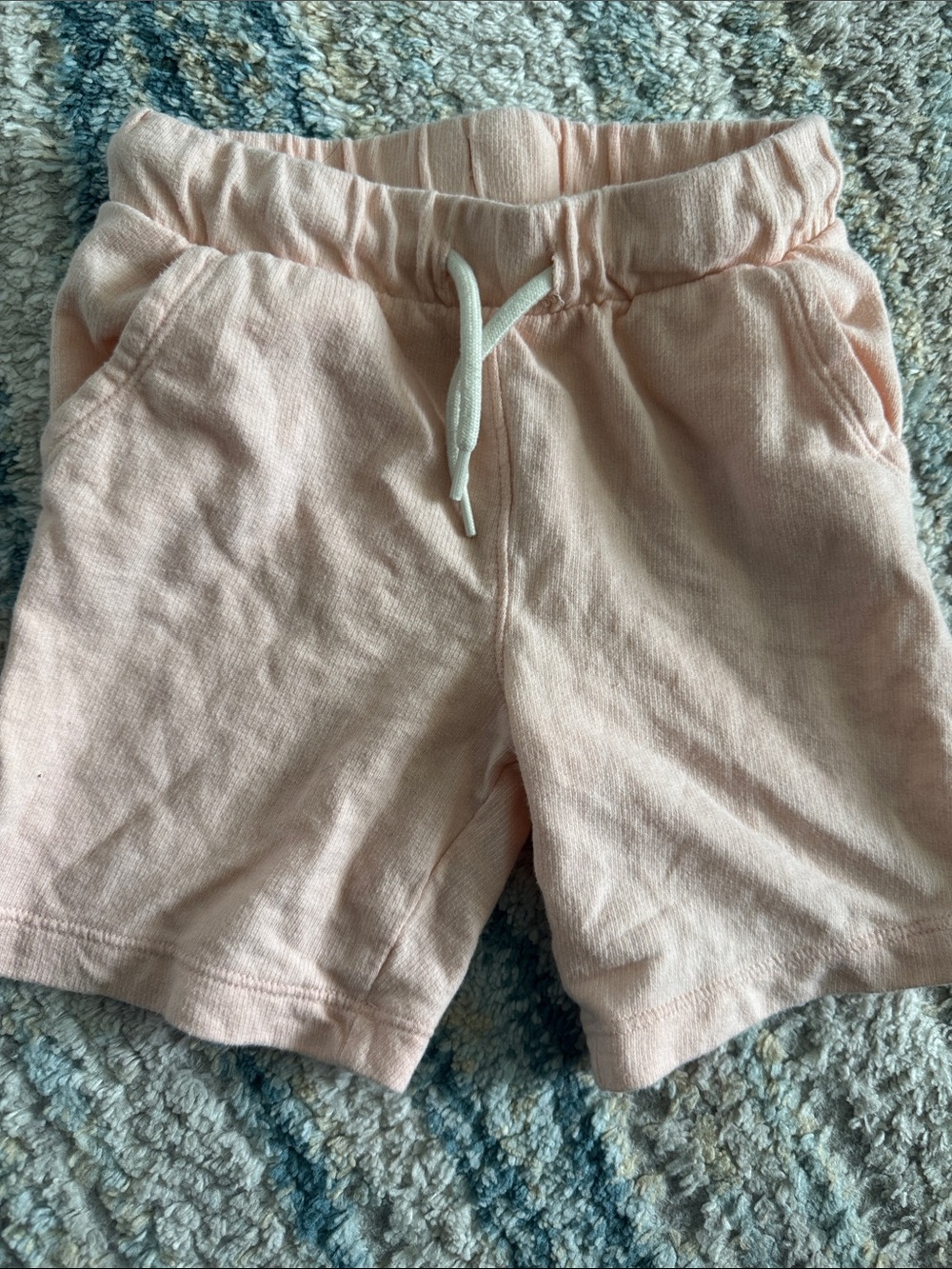 Boys Soft  Stretch Knit Old Navy  Shorts in Light Peach